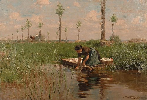Lavandière, 1905, Viktor Weisshaupt