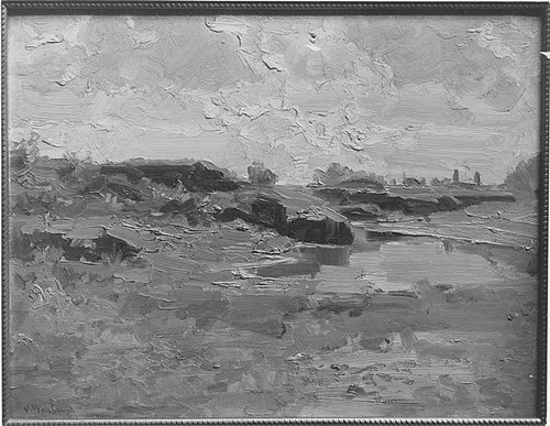 Landschaft, 1902, Viktor Weisshaupt