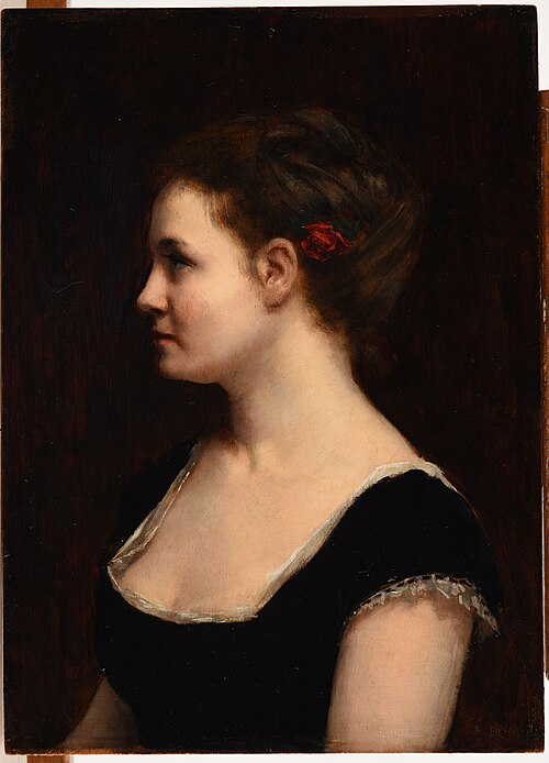 Profil de femme, 1880, Paul Dubois