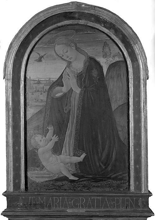 Virgin Adoring the Child, , Jacopo del Sellaio