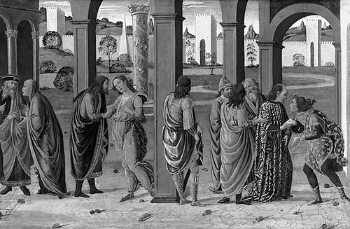 Julius Ceasar before his assassination, 1480, Jacopo del Sellaio