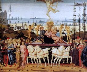 Le Triomphe de l'Amour, , Jacopo del Sellaio