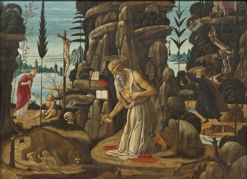 The Penitent St Jerome, 1500, Jacopo del Sellaio