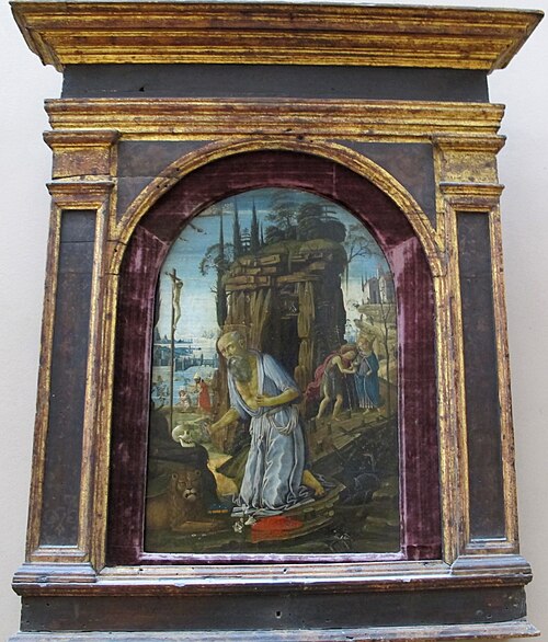 Saint Jérôme pénitent, 1500, Jacopo del Sellaio