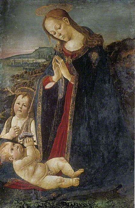 Virgin adoring the Child, 1473, Jacopo del Sellaio