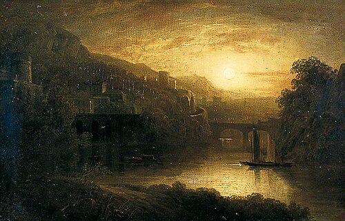 Moonlit Landscape, , Thomas Christopher Hofland