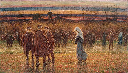 Foglie cadenti, 1898, Angelo Dall'Oca Bianca