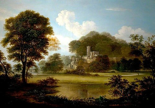 Haddon Hall, Derbyshire, 1852, Henry Lark Pratt