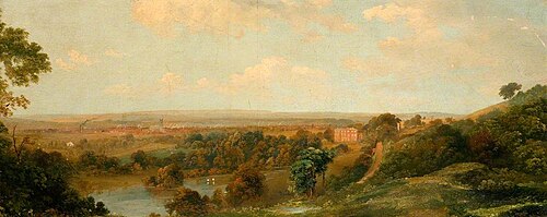 View of Longton from Park Hall, , Henry Lark Pratt