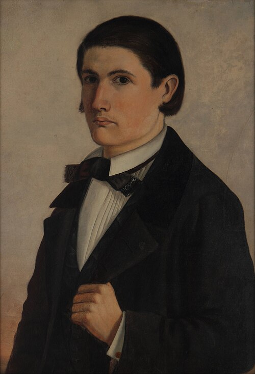 Autorretrato, 1857, Cándido López