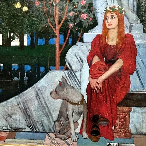 Longing, 1895, Oskar Zwintscher