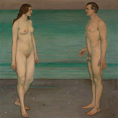 Encounter, 1915, Oskar Zwintscher
