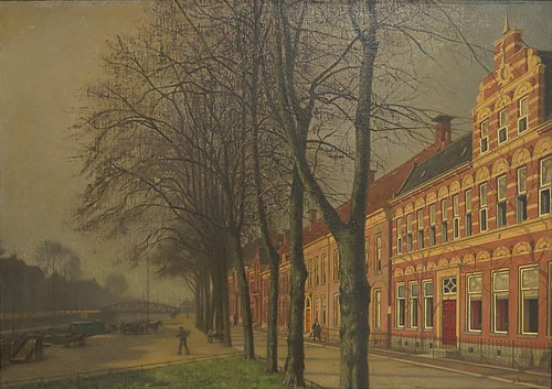 Marnixkade gezien naar het Noorden, 1914, Bernardus Bueninck