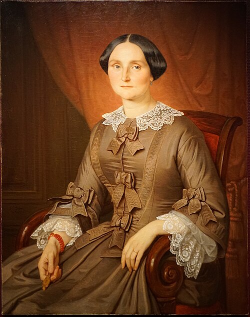 Portrait d'Augustine Bourgeois, , Victor Casimir Zier