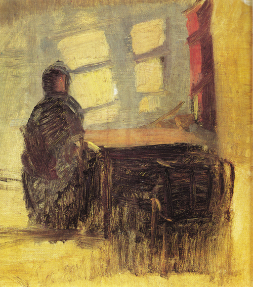 Sunshine in the room of the blind. Study, 1885, Anna Ancher