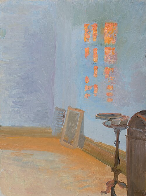 Evening sun in the artist's study at Markvej., , Anna Ancher