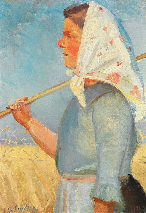 Harvest girl., 1903, Anna Ancher