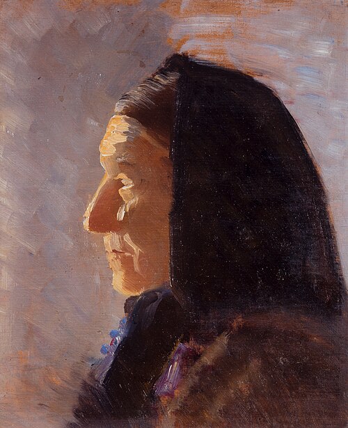 Profile of a woman from Skagen, 1905, Anna Ancher