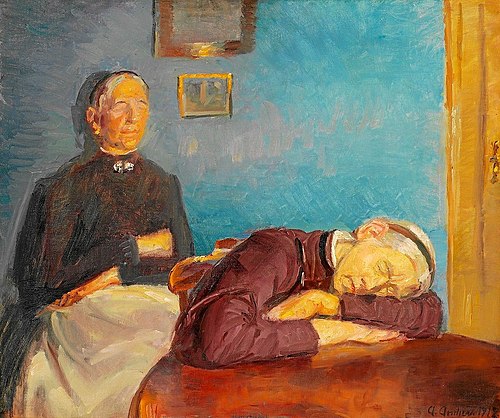 When the day's work is done, 1917, Anna Ancher