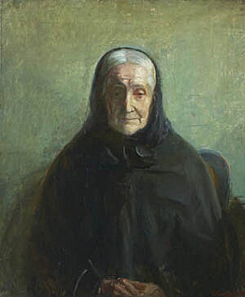 Portrait of my mother., 1908, Anna Ancher
