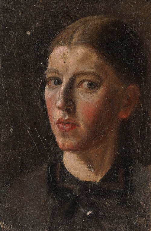 Self-portrait (1878-1879), 1877, Anna Ancher