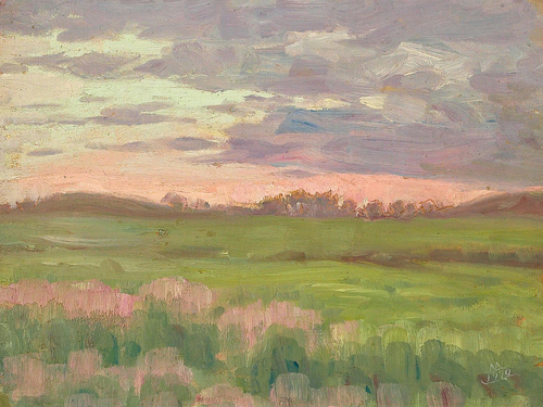 A morning in the meadow., 1920, Anna Ancher