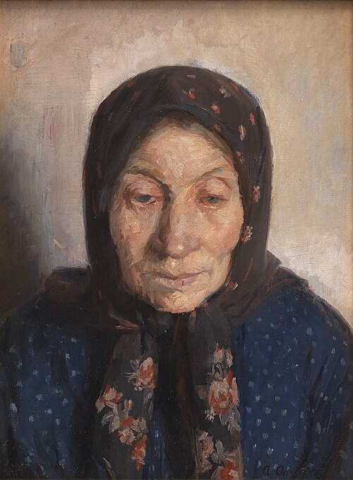 An Old Fisherman's Wife, 1893, Anna Ancher
