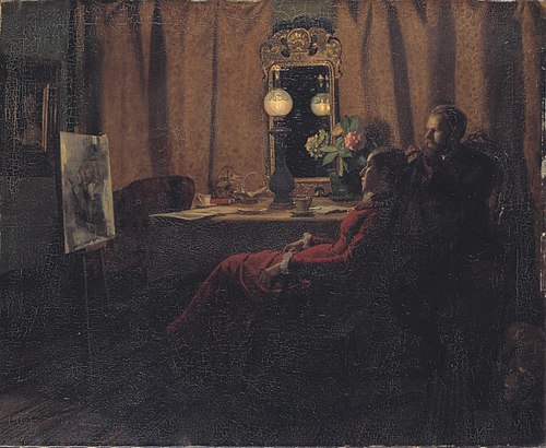 Appraising the Day's Work, 1883, Anna Ancher