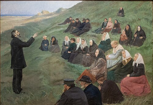 Un sermon dans le champs, 1903, Anna Ancher