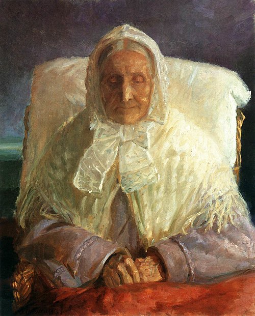 Portrait of mother, 1913, Anna Ancher