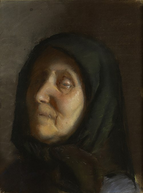 A blind woman, 1880, Anna Ancher