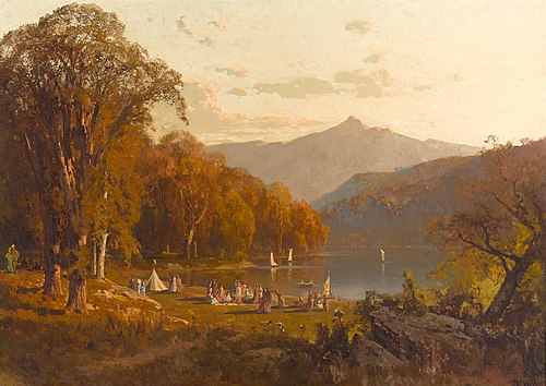 Picnic Near Mount Chocorua, 1872, Thomas Hill