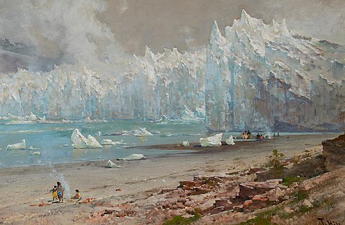 The Muir Glacier (Alaska), 1888, Thomas Hill