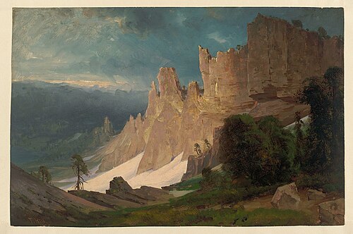 Yosemite Vallei, 1875, Thomas Hill