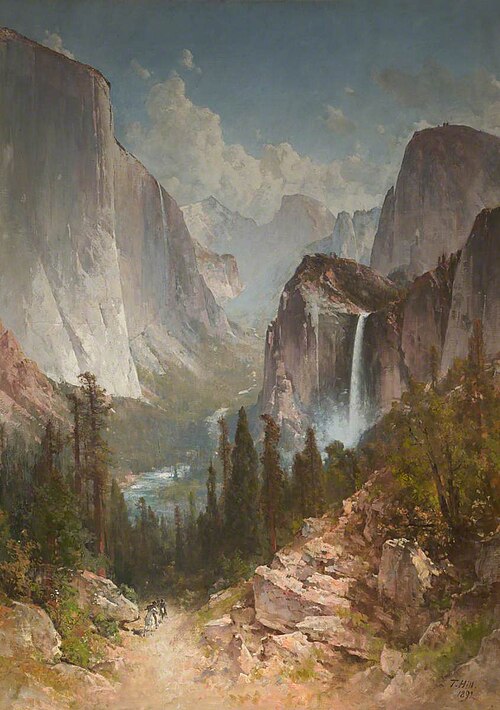 Yosemite Valley, California, USA, 1892, Thomas Hill