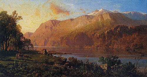 Emerald Lake near Tahoe, 1890, Thomas Hill