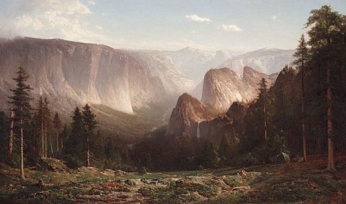 Great Canyon of the Sierra, Yosemite, 1850, Thomas Hill