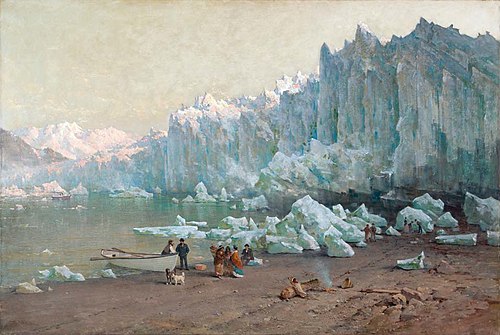 Muir Glacier, Alaska, 1887, Thomas Hill