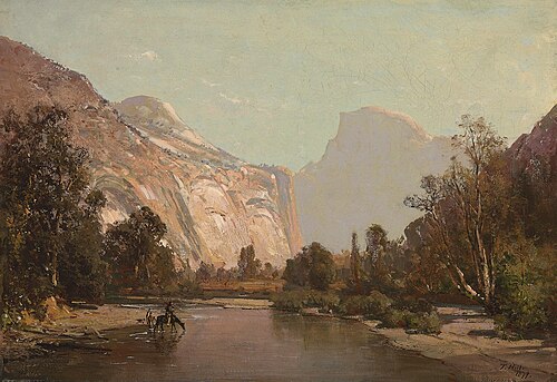 Royal Arches and Domes of Yosemite, 1879, Thomas Hill