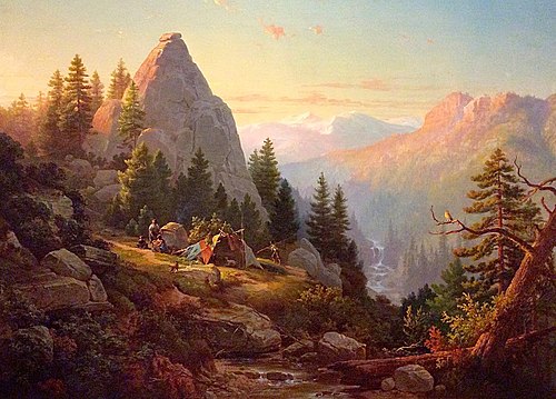 Sugar Loaf Peak, El Dorado County, 1865, Thomas Hill
