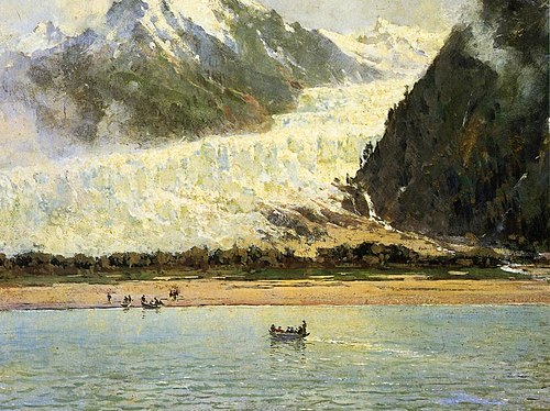 The Davidson Glacier, 1850, Thomas Hill