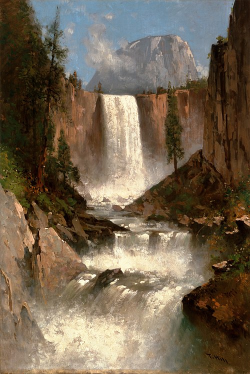 Vernal Falls, Yosemite, 1889, Thomas Hill