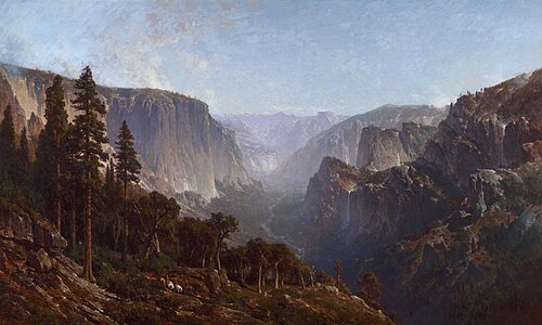 Yosemite Valley (From Below Sentinel Dome, as Seen from Artist's Point), 1876, Thomas Hill