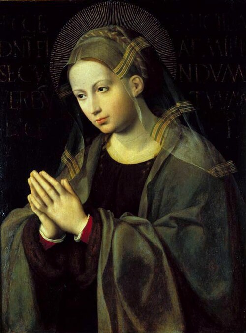 The Virgin Annunciate, 1541, Cornelis van Cleve