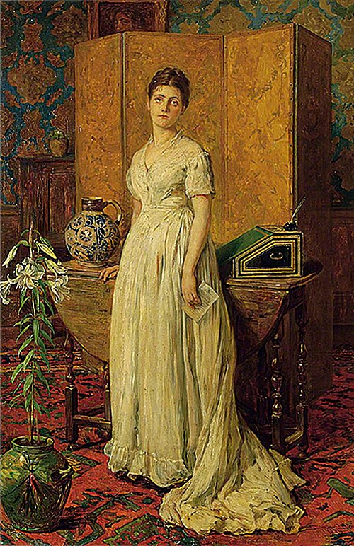 Yesterday (The Letter), 1880, John Seymour Lucas
