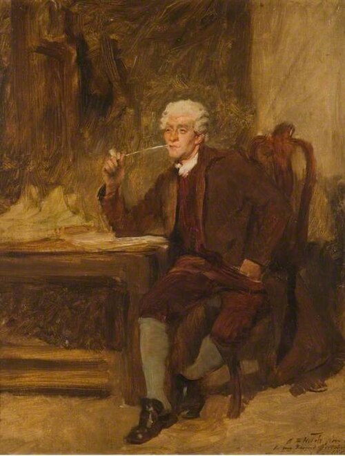 A Sketch Given to my Friend, G. Robinson, 1882, John Seymour Lucas