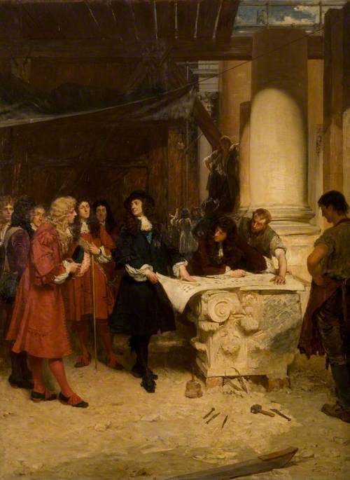 St Paul's, the King's Visit to Wren, 1888, John Seymour Lucas