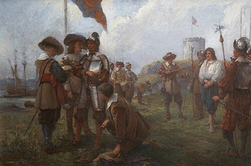 Mount Batten, Seige of Plymouth, Execution of a Traitor, , John Seymour Lucas