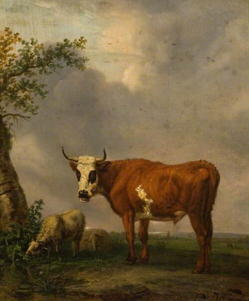 A Bull in a Landscape, 1800, Jan Kobell