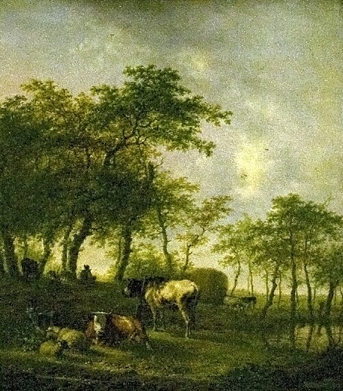 Landscape with cattle, 1804, Jan Kobell